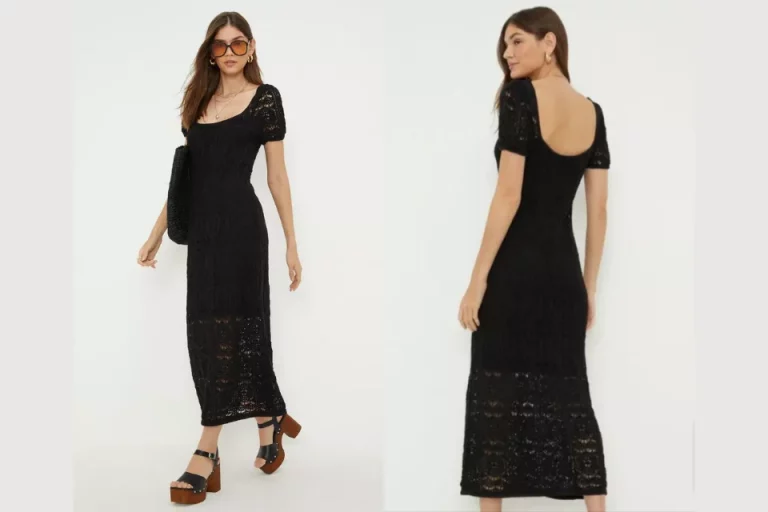 Short Sleeve Midi Dress