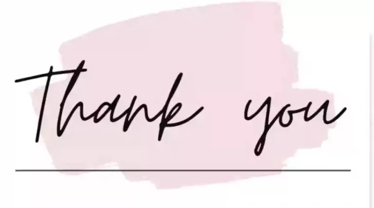 Thank You Card