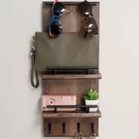 Narrow Foyer Wall Organizer