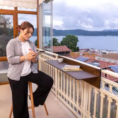 Folding Balcony Bar Table