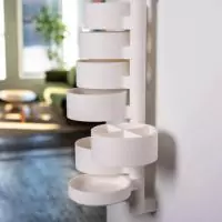 Wall Mounted Swivel Storage Bins