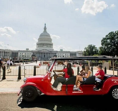 DC Monuments and Capitol Hill Tour by Electric Cart