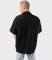 Poplin Double Panel Black - Shirt (1)