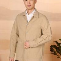 4 Wheat - Linen Cotton Chore Coat