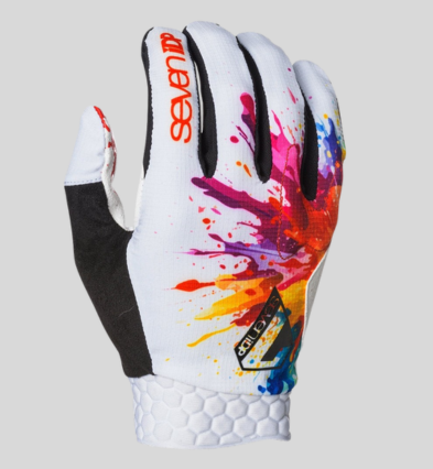 7Protection Project Long Finger MTB Gloves – Splatter Limited Edition