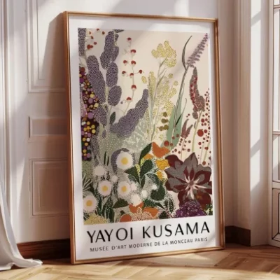 Abstract Floral Wall Art Botanical Poster