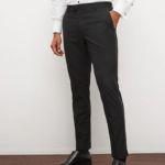 Black Skinny Fit Tuxedo Suit Trouser (1)