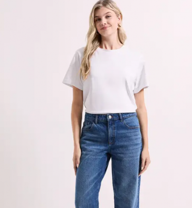 Boyfriends Ankle Grazer Fold Up Jeans