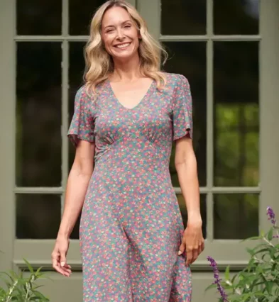 Como' Summer Adventures Long Printed Tea Dress_converted