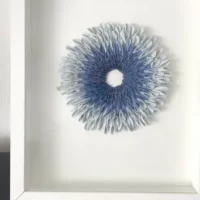 Contemplation I – Botanical-Inspired Porcelain Wall Sculpture