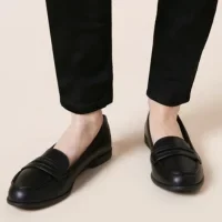 Dorothy Perkins Wide Fit Lara Penny Loafers (1)