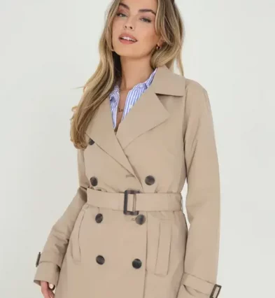 Double Breasted Short Trench Coat_converted