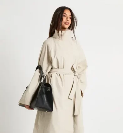 Funnel Neck Trench Coat_converted