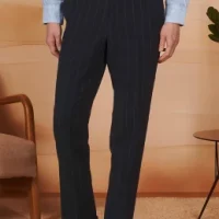 Navy Chalk Stripe - Seersucker Moro Suit (1)