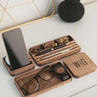 Personalized Desk Organizer For Men