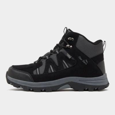 Peter Storm Men’s Buxton Waterproof Mid Walking Boot Black