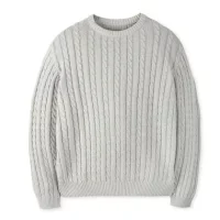 Rapanui Clothing Men's Cable Knit Jumper (1)