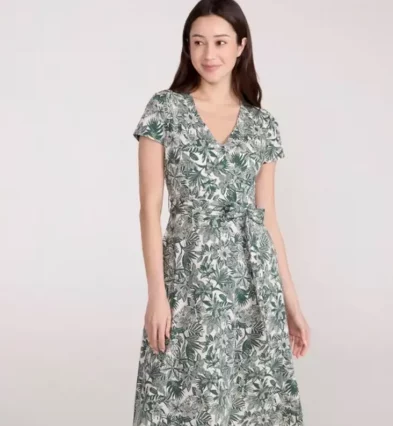 'Santorini' Everyday Stylish Casual Midi Wrap Dress_converted