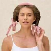 Terracotta Velvet Heatless Curling Set (1)