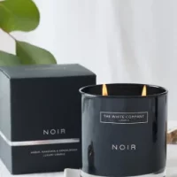 The White Company Noir 2 Wick Candle 280g