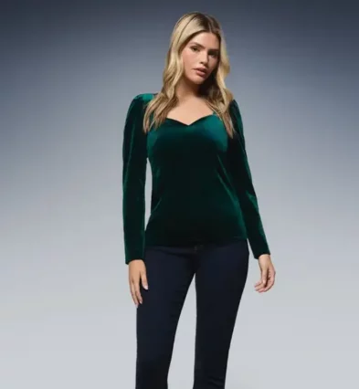 Velvet Sweetheart Neck Top_converted