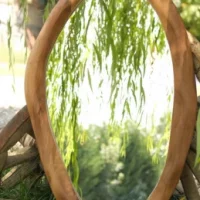 Wooden Framed Mirror